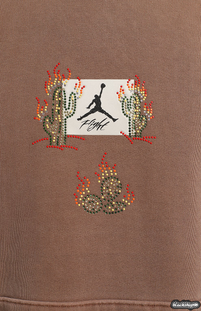 Толстовка Nike x Travis Scott Jordan Flight Graphic Hoodie Archaeo Brown (S, M, L, XL)