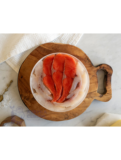 АССОРТИ (МУКСУН + КЕТА) 250гр слабосоленое