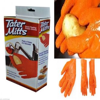 Перчатки для чистки картофеля Tater Mitts оптом