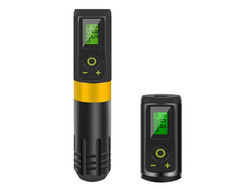 Беспроводная тату машинка Yilong X5 Wireless Pen x 2 Power Gold