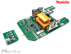 Плата защиты аккумулятора BMS 5S 18 вольт МАКИТА с индикатором заряда