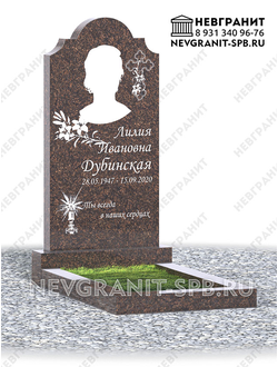 Вертикальный памятник ДГ-5 елизовский