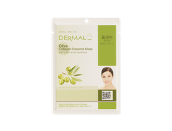 Dermal Olive Collagen Essence Mask / Dermal Тканевая маска с экстрактом оливы и коллагеном (23 г)