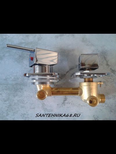 Смеситель для душевой кабины на 3 положения G3-10 G3-12 G3-14 см под резьбу