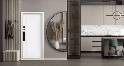 Стальная дверь   Сапсан (биометрический замок Smart lock Y23)