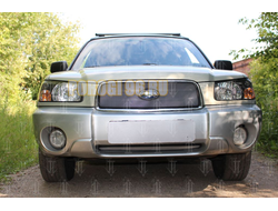 Защита радиатора Subaru Forester II 2002-2005 chrome верх