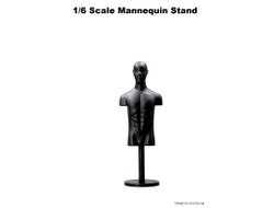 Манекен (торс) для разгрузки / бронежилета 1/6