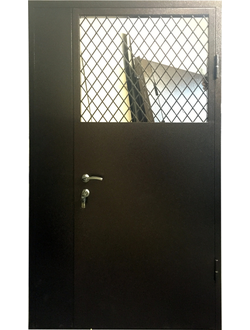 Решетчатые двери на лестничную площадку 01