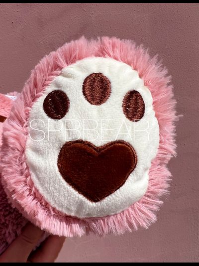 Плюшевый мишка 65 см брусничный Тони