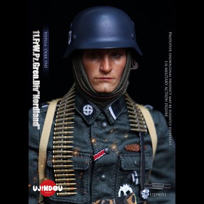 ПРЕДЗАКАЗ - Немецкий пулеметчик - Коллекционная ФИГУРА 1/6 Oder 1945  (UD9051) - UJINDOU ?ЦЕНА: 23700 РУБ.?