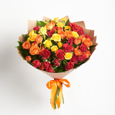 11 ярких кустовых роз