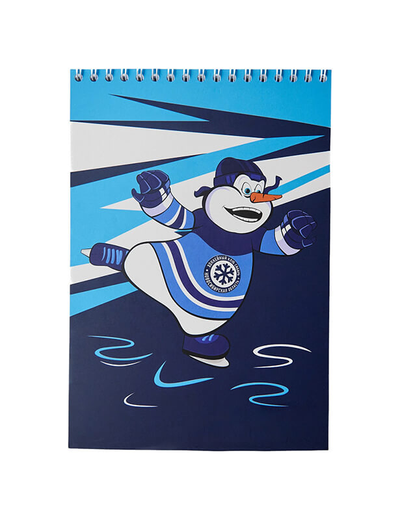 Блокнот A5 ХК "СИБИРЬ" (клетка)