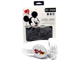 2000996056829	Детские проводные наушники KTS-3156 Mickey Mouse,  черные/белые