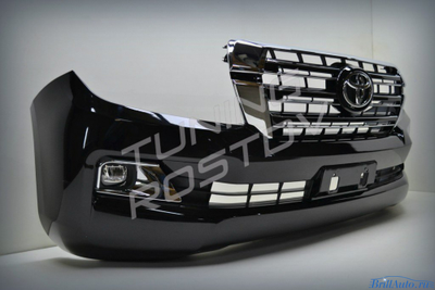 Бампер Toyota Land Cruiser 200 2007-2015 в стиле 2016+