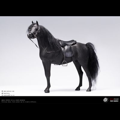 Служебный конь МВД РФ - Коллекционная ФИГУРКА 1/6 Russian Police Force Horse (EX057) - POPTOYS