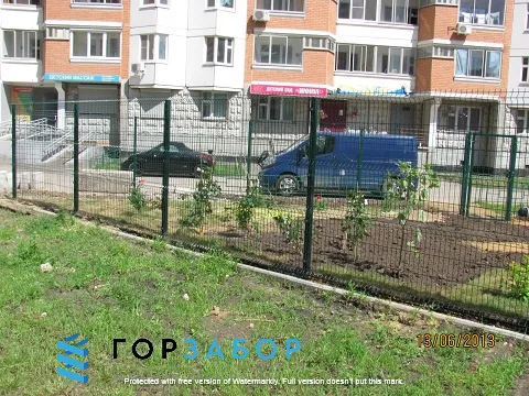 Секционный 3Д забор для детского сада