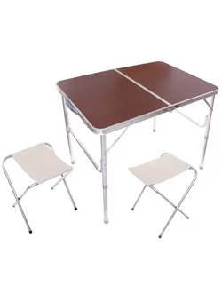 Набор стол раскладной + 2 стула 8812D (60*90) 3mm