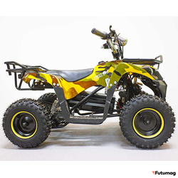 Квадроцикл GreenCamel Gobi K40 (30Ah 36V 800W R6 Цепной привод) быстросъем, армейский желтый