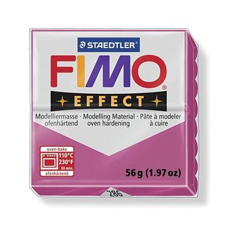 полимерная глина Fimo effect, цвет-ruby quartz 8020-286 (кварц рубиновый), вес-56 гр