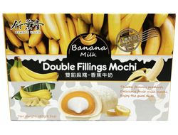 Моти “Бамбук Хаус” DOUBLE FILLINGS Банан с молоком 180 г.