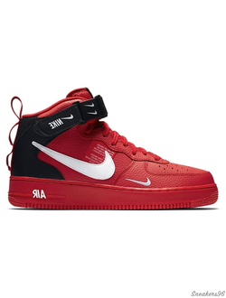 Nike Air Force 1 mid '07 lv8 Red /Красные Мужские (40-45)
