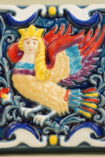 Берегиня цветная (керамическая плитка)