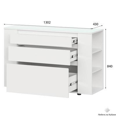 Одри Комод Белый