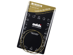 Спицы металл Addi круговые на леске 80см  супергладкие 4 мм