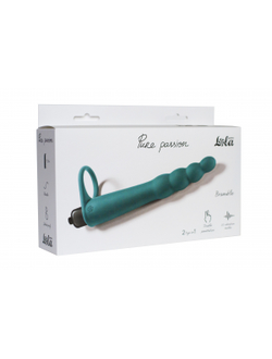 1201-03 ВИБРОНАСАДКА ДЛЯ ДВОЙНОГО ПРОНИКНОВЕНИЯ PURE PASSION BRAMBLE GREEN