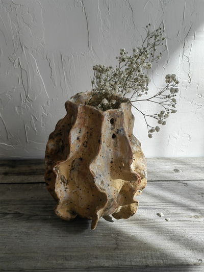 Продана. Ваза керамическая для цветов и сухоцветов