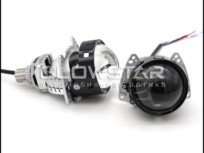 Билед модули Aozoom A19, 3.0 дюйма, 5500K, 58W/50W, крепление 3R и съемное гаечное (комплект, 2шт)