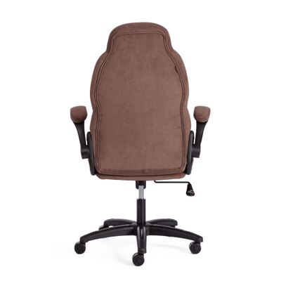 Кресло компьютерное BAZUKA (БАЗУКА) флок коричневый