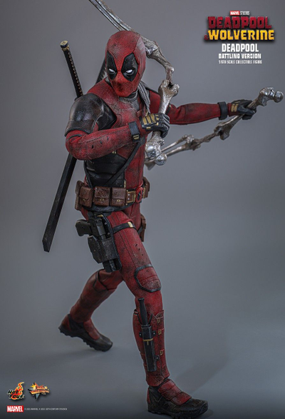 Дэдпул в бою  ("Дэдпул и Росомаха") - Коллекционная фигурка 1/6 Deadpool (Battling Version) (MMS782) - Hot Toys