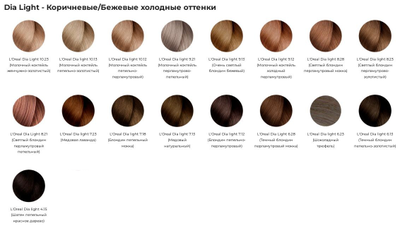 L'oreal Professionnel Диа Лайт краска для волос без аммиака, 50 мл