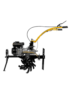 Мотоблок DPT-370X, 7 л.с, дисковое сцепление, ширина 90 см, глубина 35 см, фрез 3 х 4, ВОМ, передачи 3В/1Н Denzel