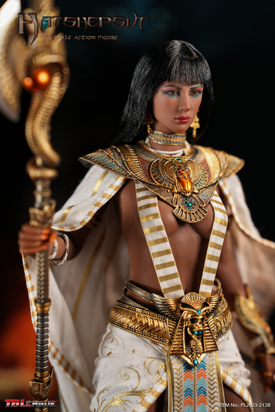 Египетская царица Хатшепсут (в белом)  - Коллекционная ФИГУРКА 1/6 scale Hatshepsut (PL2023-212B) - TBLeague
