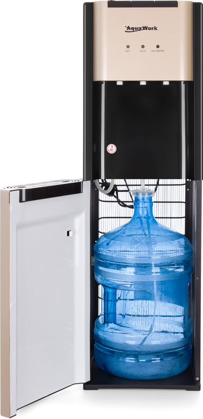 Aqua Work 44-LS золото с нижней загрузкой, с нагревом и компрессорным охлаждением