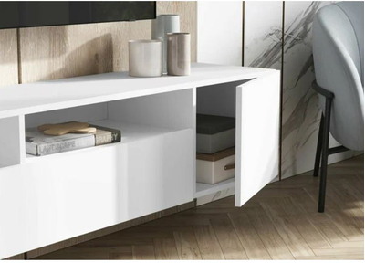 СИТИ подвесная Тумба ТВ (2000х330х346 мм), Белый