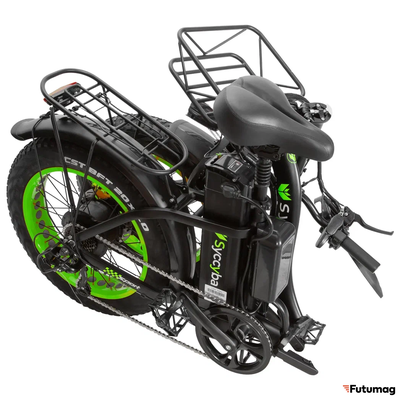 Электровелосипед Syccyba H2 (F11) DUAL 23AH зеленый