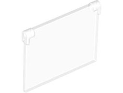 Glass for Window 1 x 4 x 3 - Opening, Trans-Clear (60603 / 4521279 / 4533951 / 4552033 / 6253734)