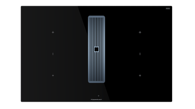 Индукционная варочная панель с вытяжкой Kuppersbusch KMI 8350.0 SR Stainless steel