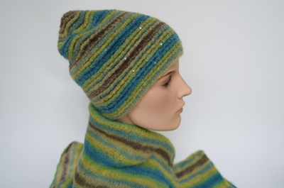 Визио шапка Италия 8013 зеленая