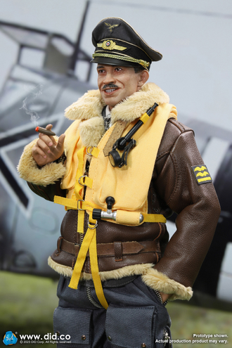 ПРЕДЗАКАЗ - Немецкий летчик Второй Мировой войны - КОЛЛЕКЦИОННАЯ ФИГУРКА 1/6 WWII German Luftwaffe Ace Pilot – Adolf Galland (D80165) - DID ?ЦЕНА: 22900 РУБ.?
