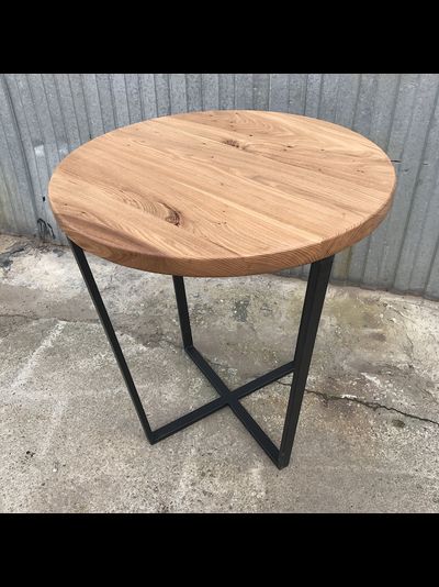 круглый стол из карагача (массив)