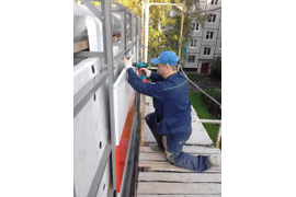 Монтаж вентилируемого фасада  ВПГ