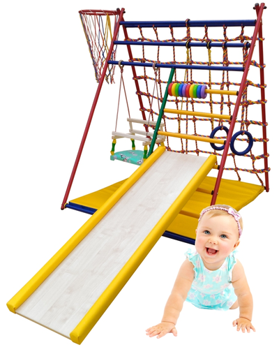 ДСК "Вертикаль" Весёлый Малыш Transformer горка мягкий бортик купить в Воронеже