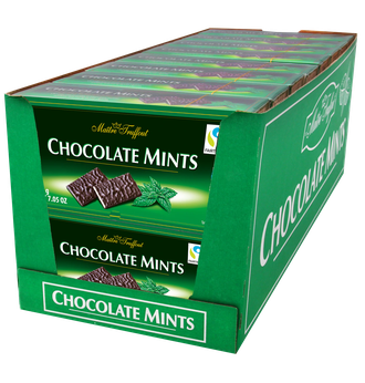 Chocolate Mints - плитки темного шоколада с мятой 200г