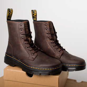 Ботинки Dr. Martens 1460 Pascal Shearling оранжево-коричневые