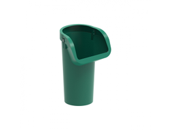 Секция мусоросброса приемная зеленая