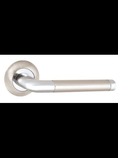 Ручка раздельная Punto (Пунто) REX TL SN/CP-3 матовый никель/хром 105 мм